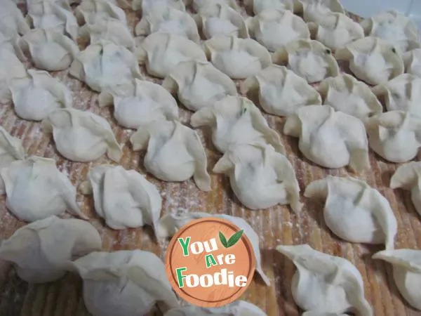 Delicious traditional vegetarian three delicacies dumplings