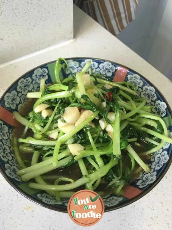 Stir-fried-chicken-feather-vegetables