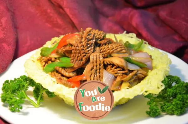 Stir fried kidney