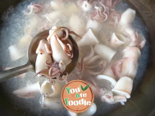 [summer cold dishes] - Korean cold mixed cuttlefish