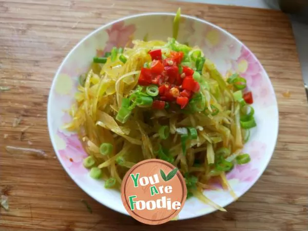 [Sichuan cuisine] cold lettuce