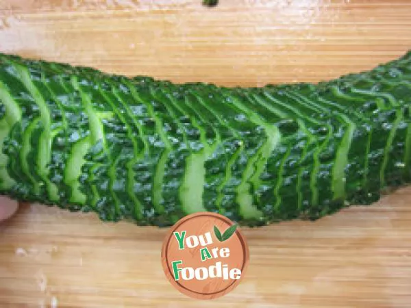 [sour, spicy and refreshing zero cuisine summer appetizer] - coir raincoat cucumber