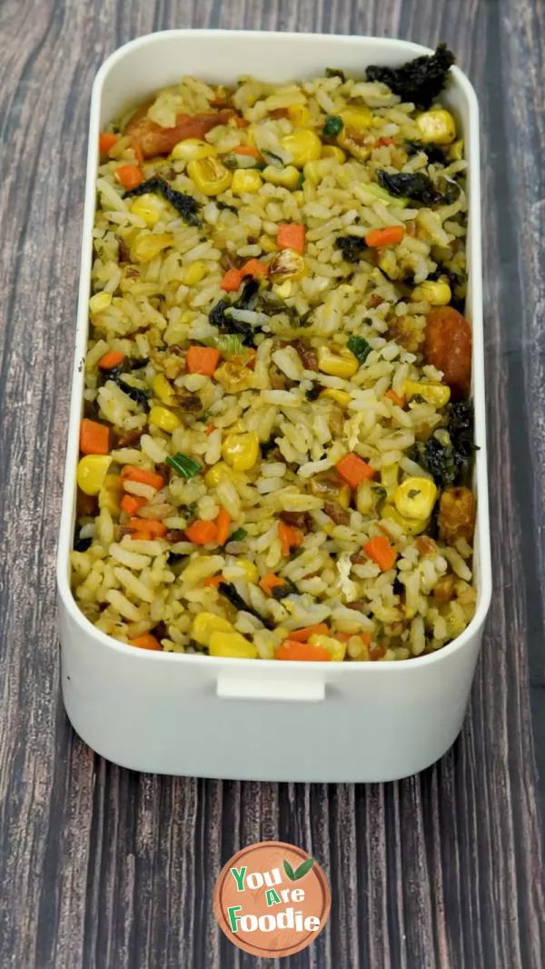 Slimming Bento seaweed fried rice