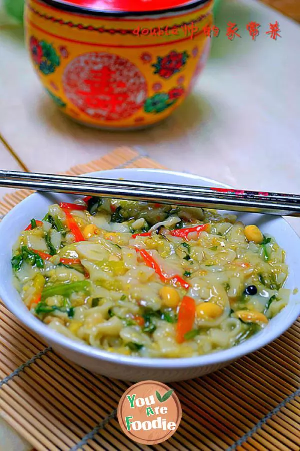 Henan-cuisine---【-Xiaomi-muddle-headed-noodles-】