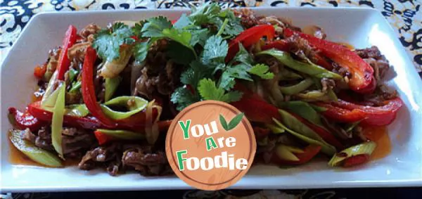 Stir fried mutton