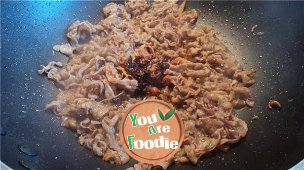 Stir fried mutton