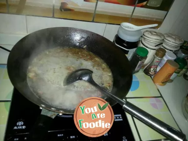 Milk pimple soup