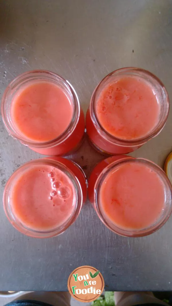 Watermelon milk juice