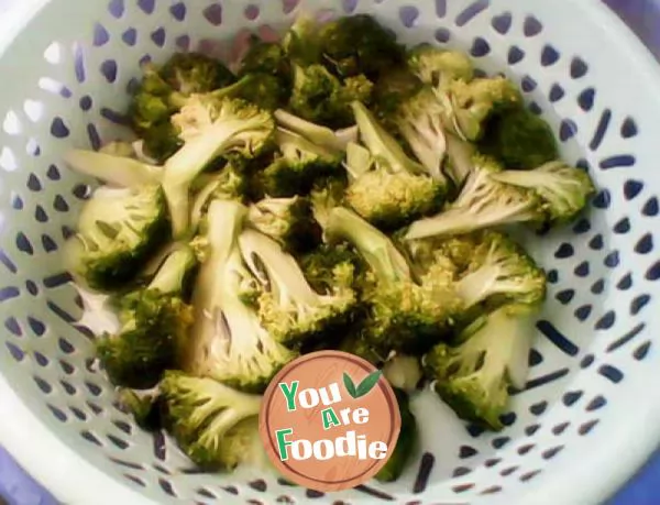 Fried sliced pork with Broccoli