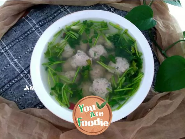 #Runzaohao soup \spanish mackerel ball soup