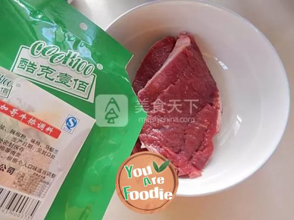 Pan-Fried Beef Steak with Black Pepper