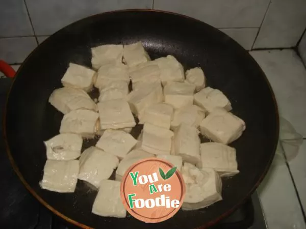 Hakka fried tofu