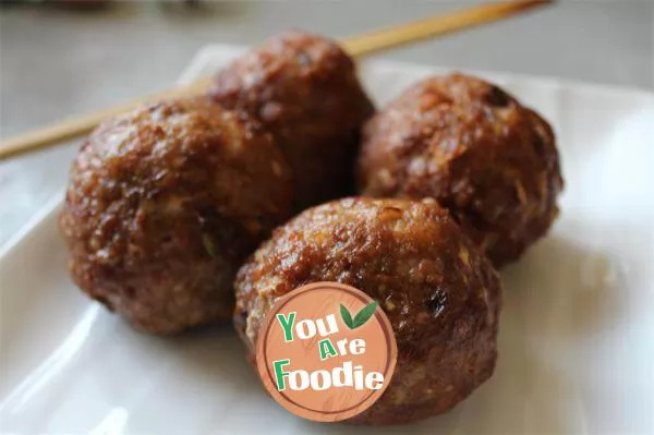 Stewed Pork Ball in Brown Sauce