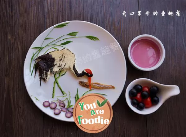 Teach you how to use toast to easily make creative meals of traditional Chinese painting version