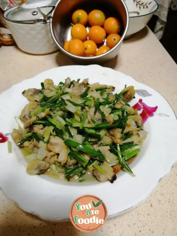 Stir fried Scallion Flower Armor