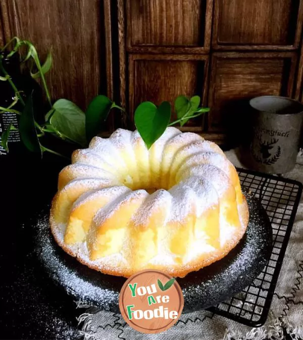 Fluff marshmallow Chiffon Cake