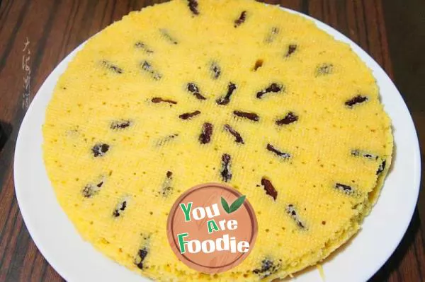 Jujube cake with corn flour