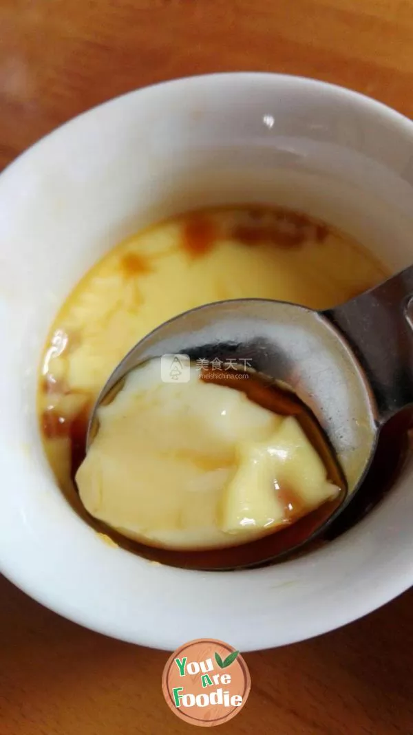 Caramel pudding (simple and rapid method)