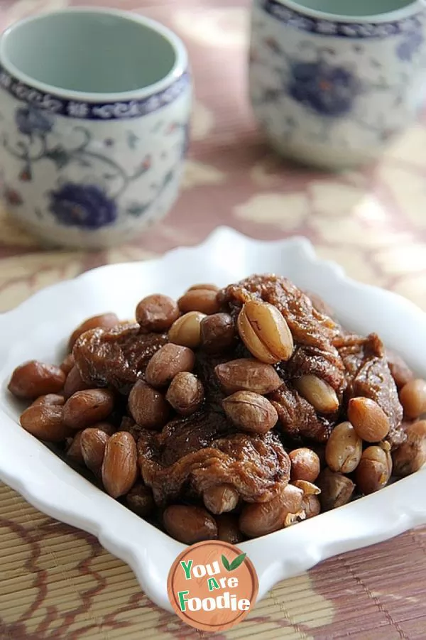 Taiwan-flavor-dishes-·-peanut-marinated-gluten