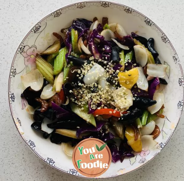 Assorted sesame seed, sea rice and Lily