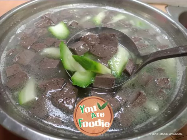 Loofah beef soup