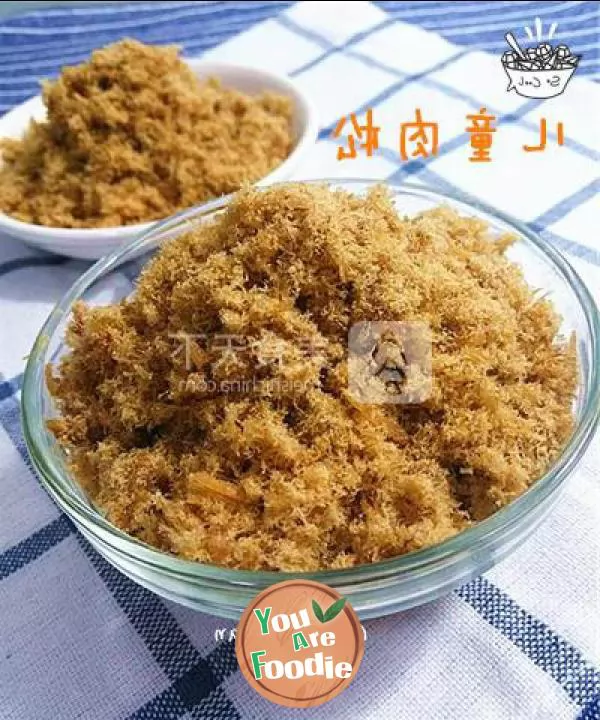 Zero addition of children's meat floss