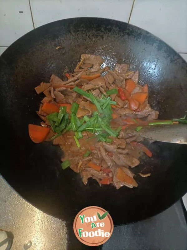 Stir fried Pork Liver