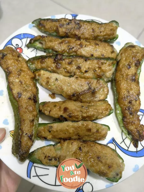 Fish-Cake-Stuffed-with-Green-Peppers