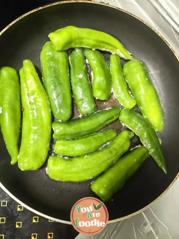 Fish Cake Stuffed with Green Peppers