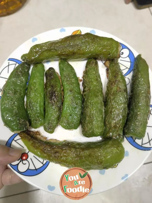 Fish Cake Stuffed with Green Peppers