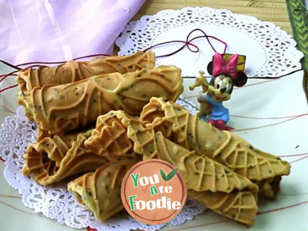 Low fat sesame egg roll