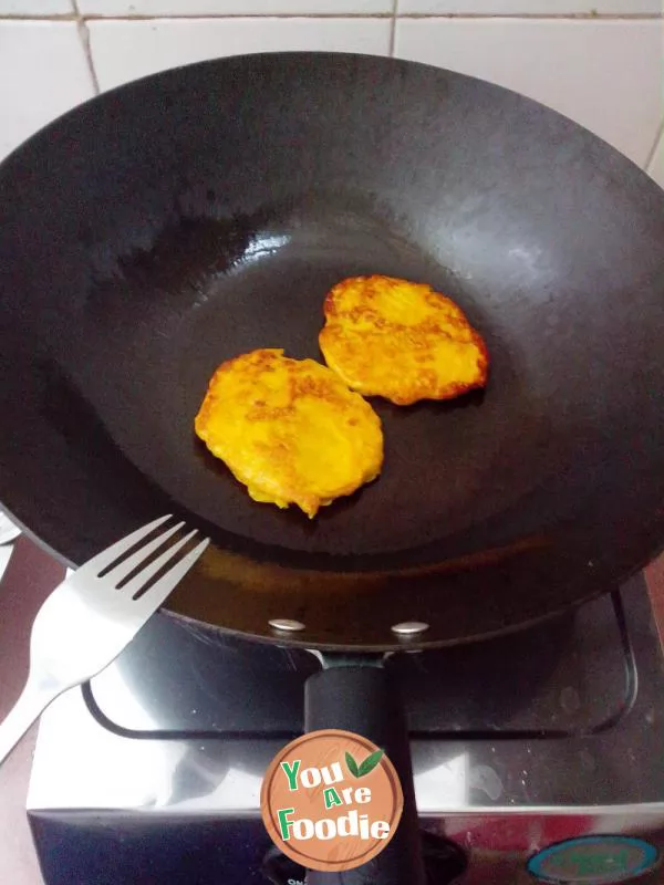 [afternoon tea] - fried pumpkin cake