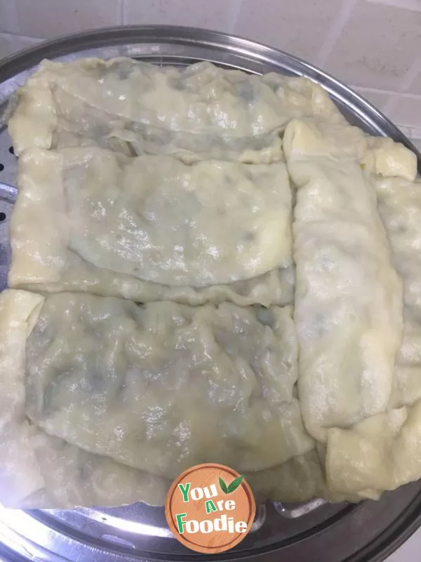 Steamed cabbage cake