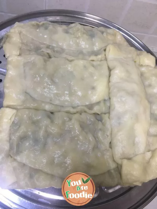 Steamed cabbage cake