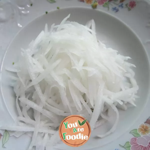 Steamed shredded radish balls