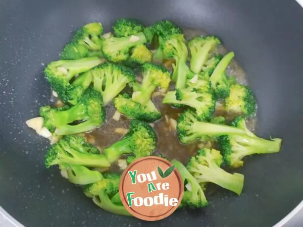 Braised Broccoli with Minced Garlic