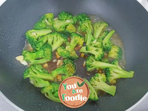 Braised Broccoli with Minced Garlic