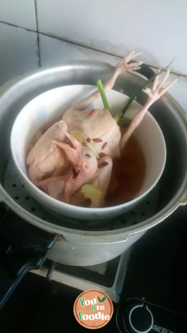 Stewed pigeon with gastrodia elata