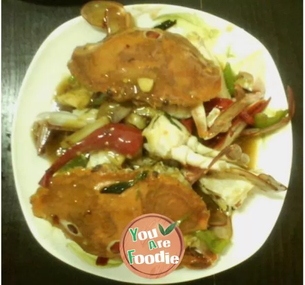 Braised-crab-with-spicy-sauce