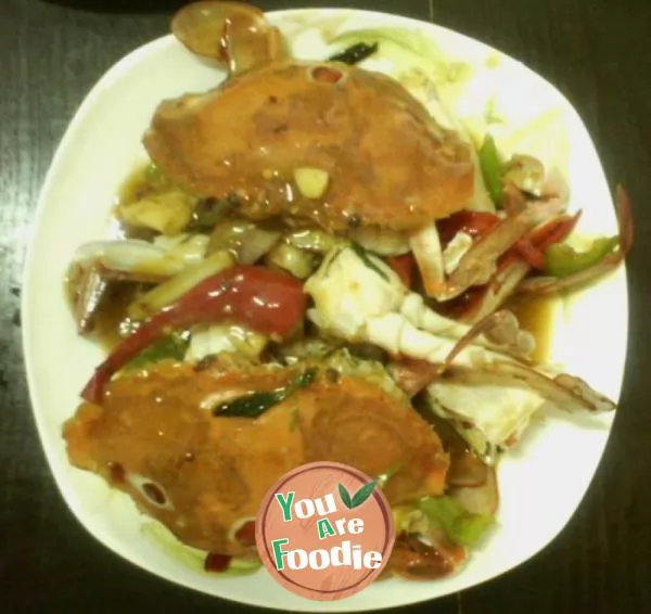 Braised crab with spicy sauce