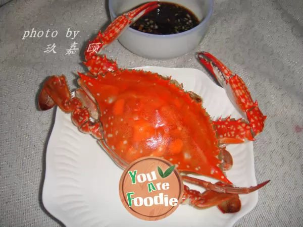 Steamed-swimming-crab