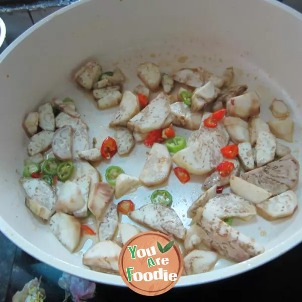Eggplant with preserved egg