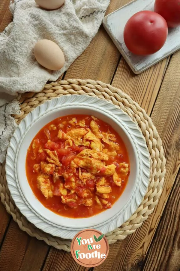 Scrambled egg with tomato