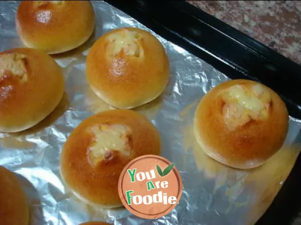Bean dregs in love -- pumpkin bean dregs cheese bread