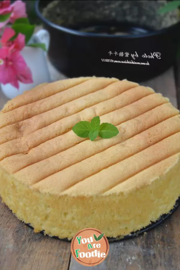 Whole egg sponge cake