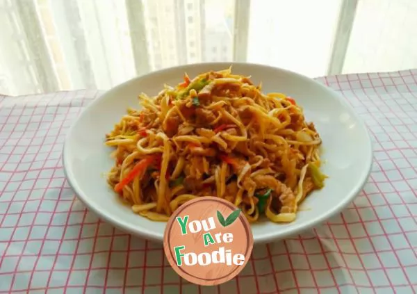 Fried-shredded-pork-with-water-bamboo