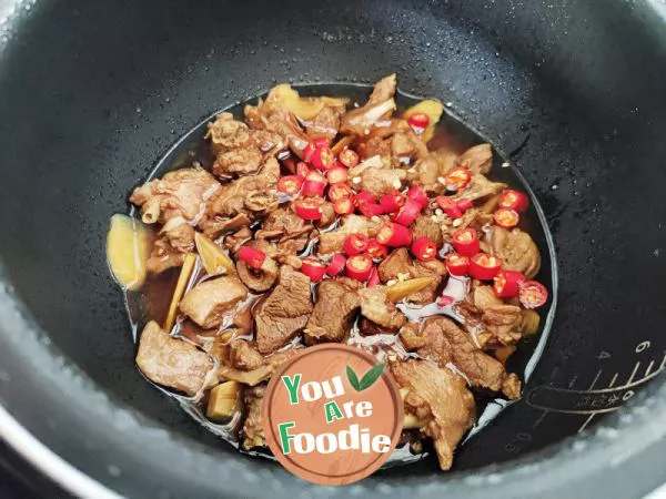 Lazy rice cooker braised duck with four flavors