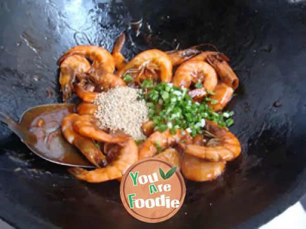 Prawns in tomato sauce