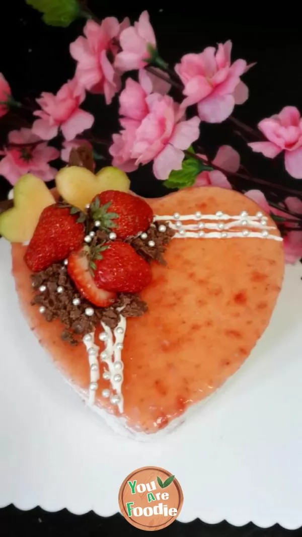 6-inch-strawberry-mousse-cake