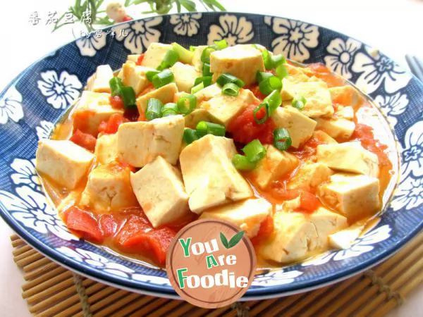 Simple homely dish -- tomato tofu